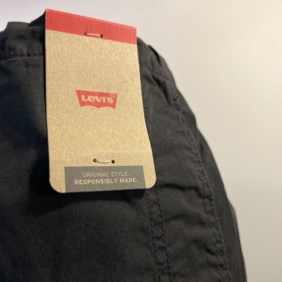 M101 Levi's Women's Black Baggy Parachute Pants - NWT $69.50 - Picture 6 of 8